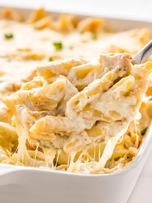 Chicken Alfredo Bake