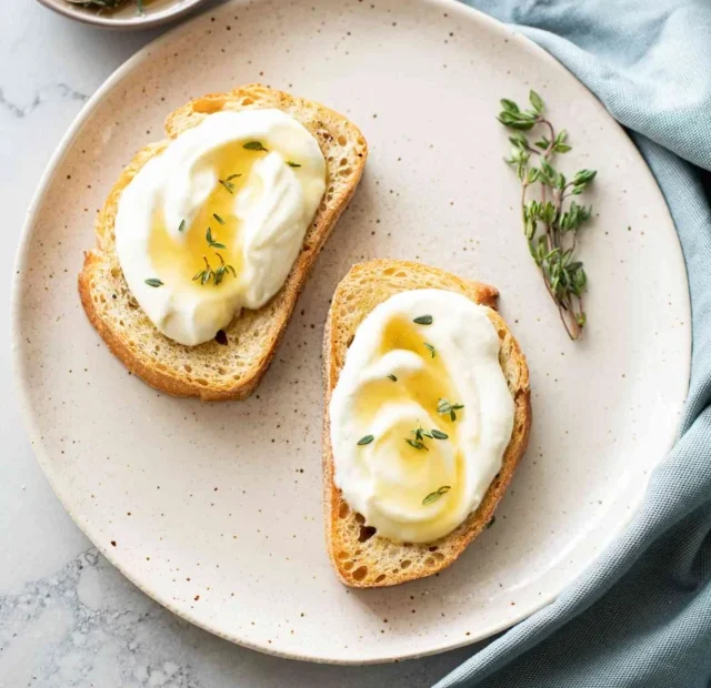 Easy Whipped Ricotta Toast