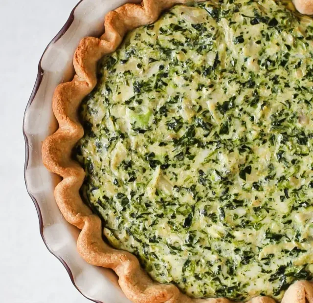 Spinach and Artichoke Quiche Recipe