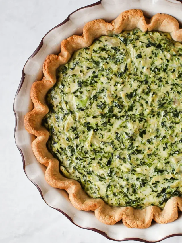 Spinach and Artichoke Quiche Recipe